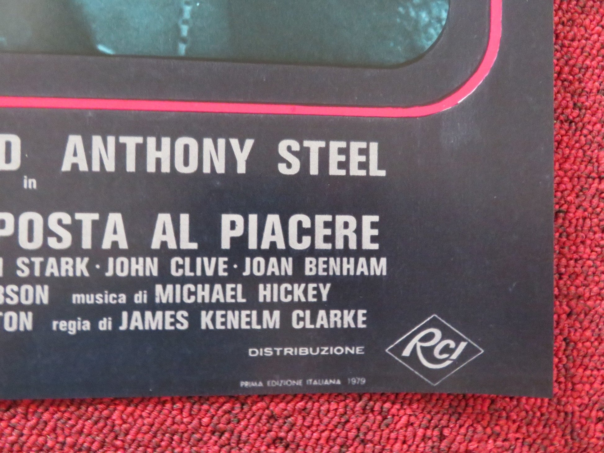 HARDCORE DISPOSTA AL PIACERE / FIONA - E ITALIAN FOTOBUSTA POSTER RICHMOND 1977 Rendezvous Cinema Movie posters