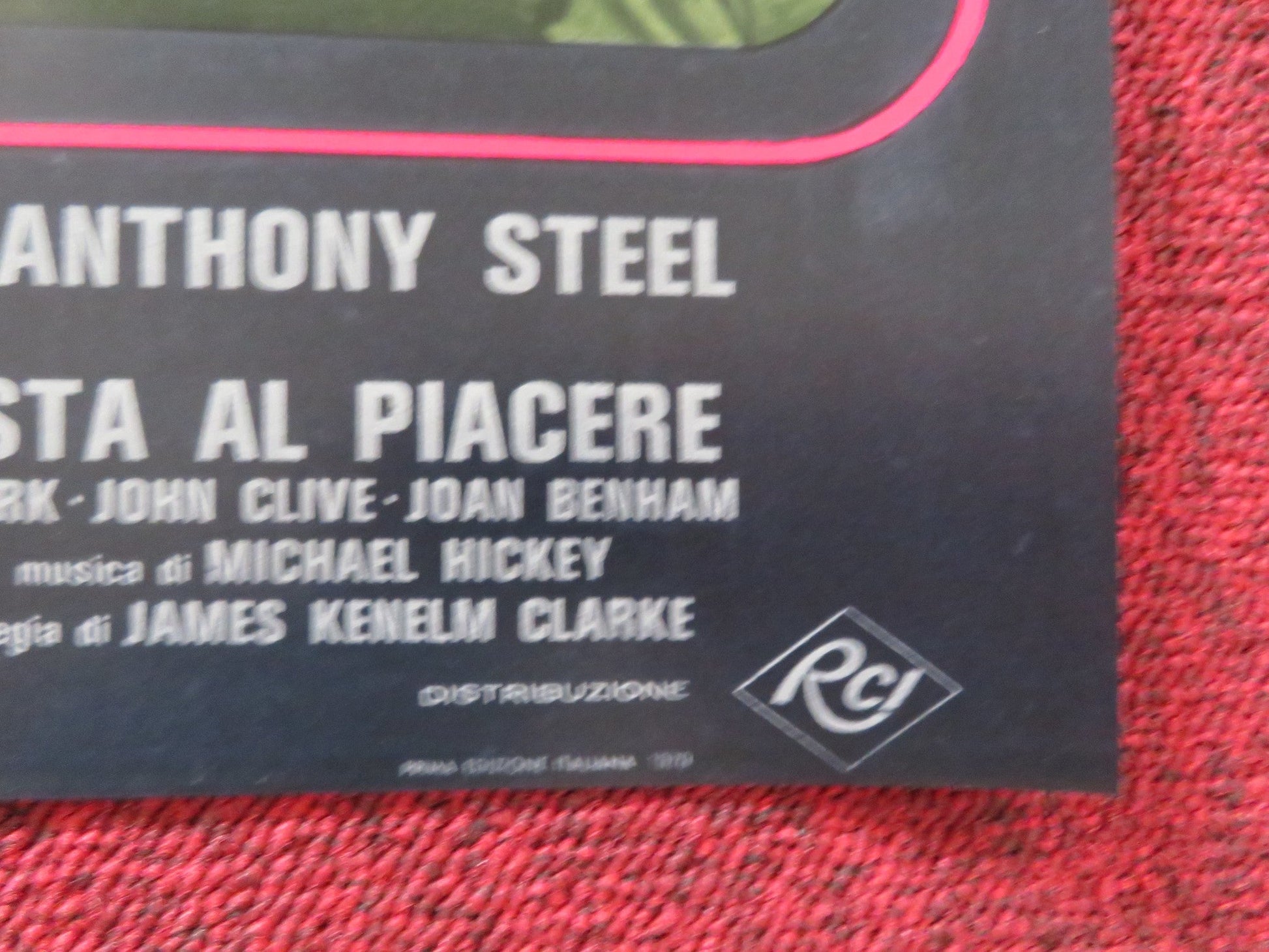 HARDCORE DISPOSTA AL PIACERE / FIONA - F ITALIAN FOTOBUSTA POSTER RICHMOND 1977 Rendezvous Cinema Movie posters