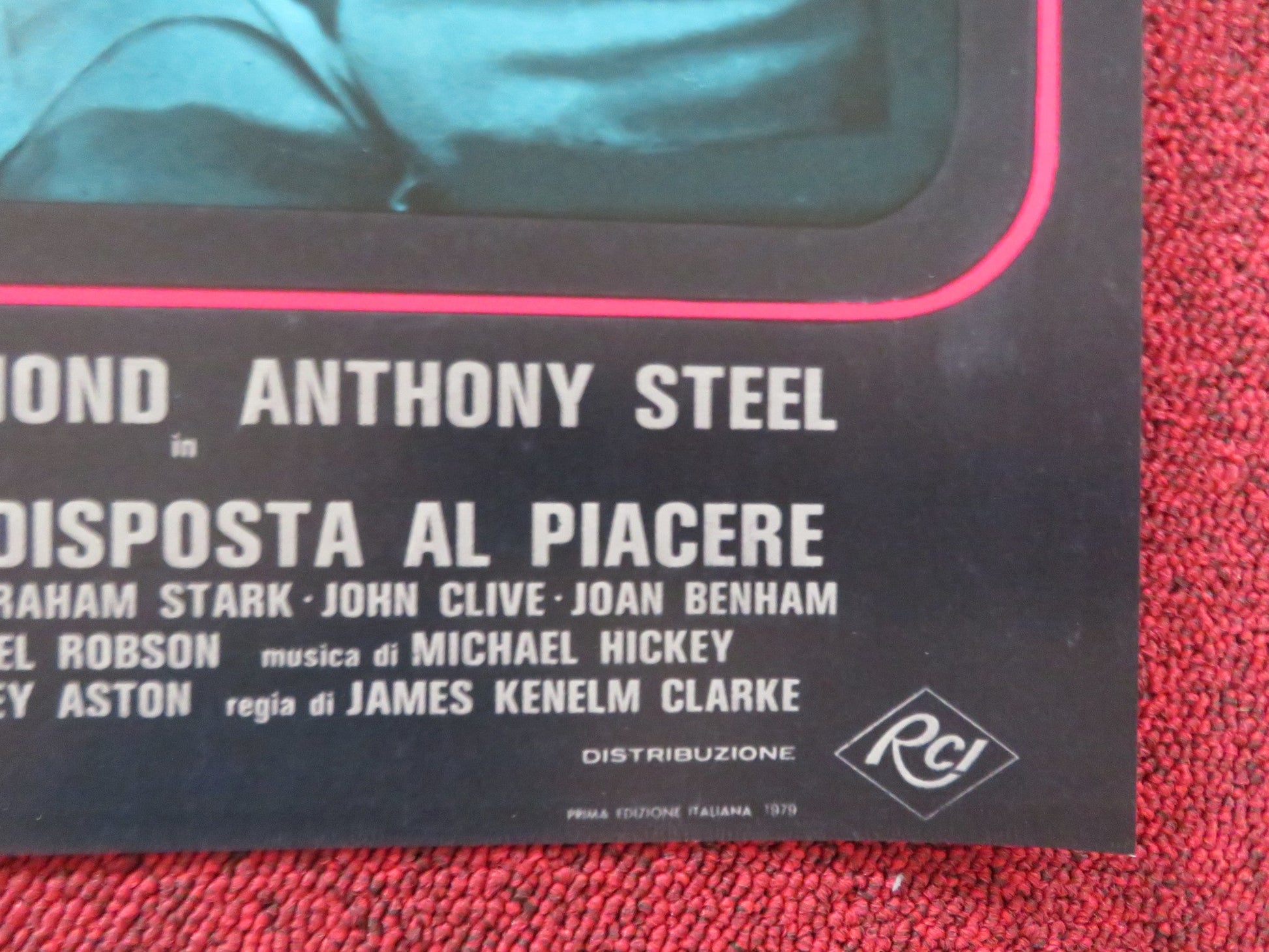 HARDCORE DISPOSTA AL PIACERE / FIONA - H ITALIAN FOTOBUSTA POSTER RICHMOND 1977 Rendezvous Cinema Movie posters