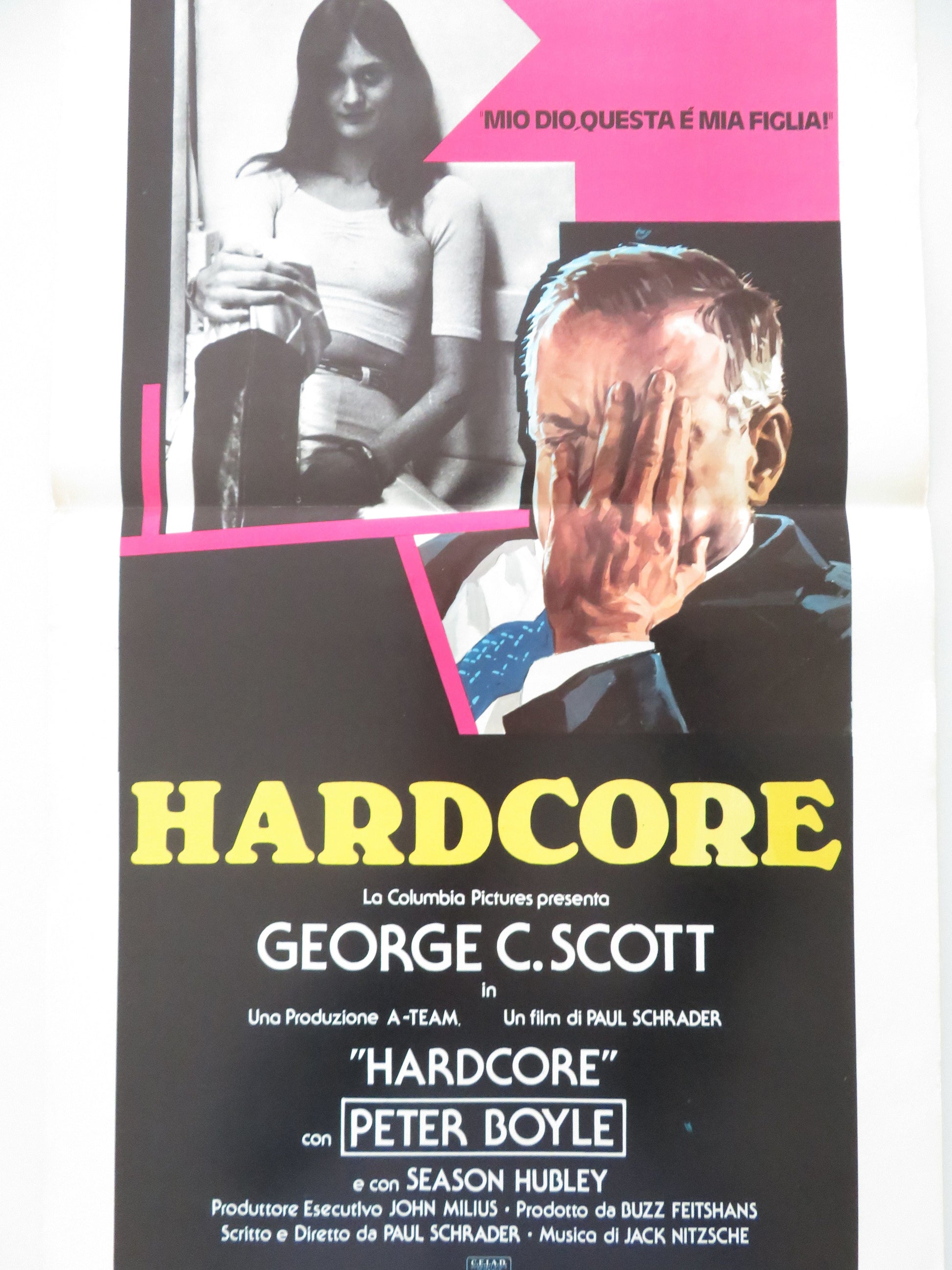 Hardcore Italian Locandina Poster George C. Scott Peter Boyle 1979 Movie posters