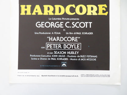 Hardcore Italian Locandina Poster George C. Scott Peter Boyle 1979 Movie posters
