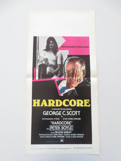 Hardcore Italian Locandina Poster George C. Scott Peter Boyle 1979 Movie posters