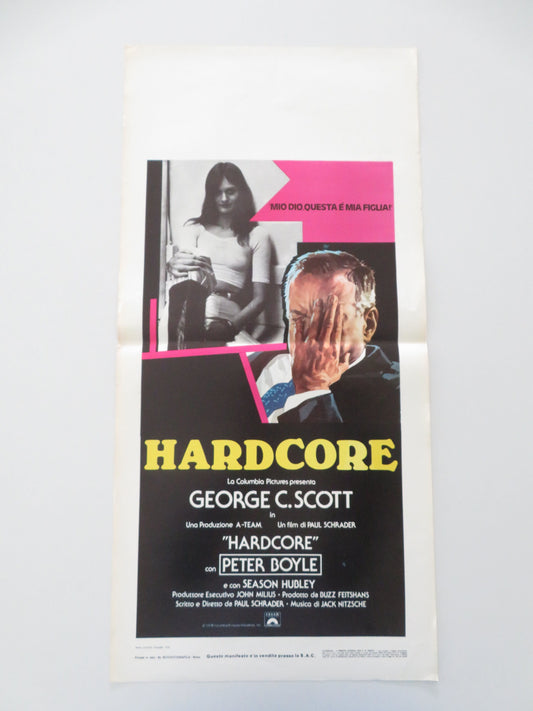 Hardcore Italian Locandina Poster George C. Scott Peter Boyle 1979 Movie posters
