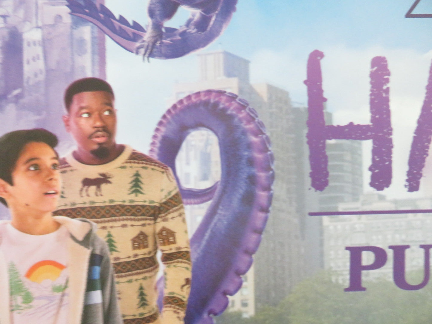 HAROLD AND THE PURPLE CRAYON UK QUAD ROLLED POSTER ZACHARY LEVI DESCHANEL 2024 Movie posters