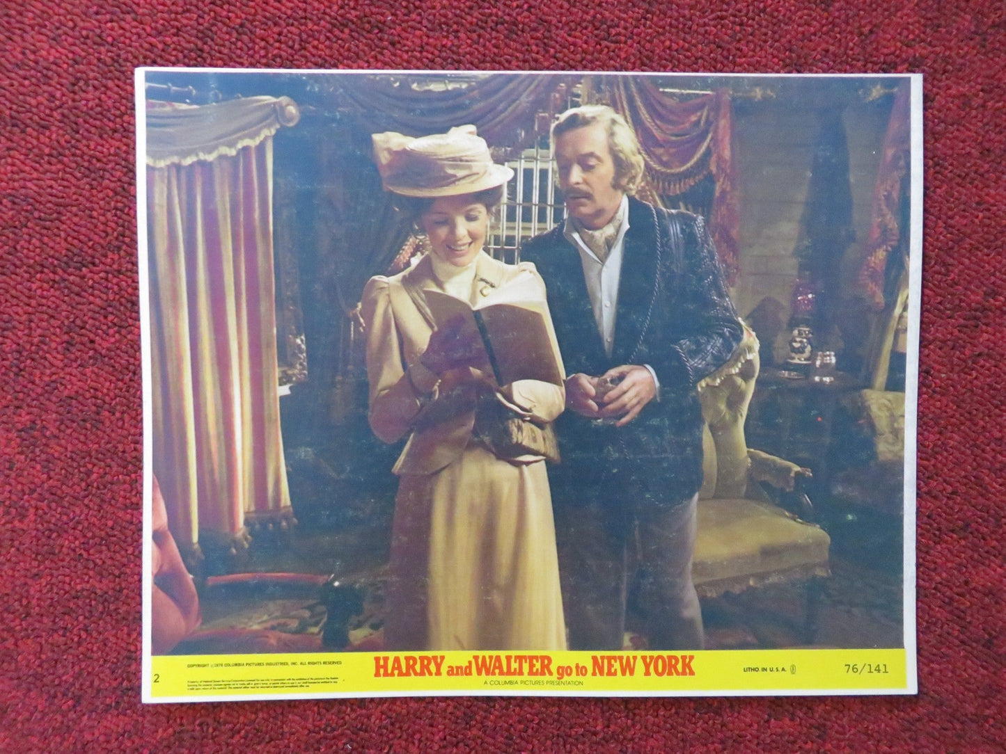 HARRY AND WALTER GO TO NEW YORK - LOBBY CARD JAMES CAAN ELLIOT GOULD 1976 Rendezvous Cinema Movie posters