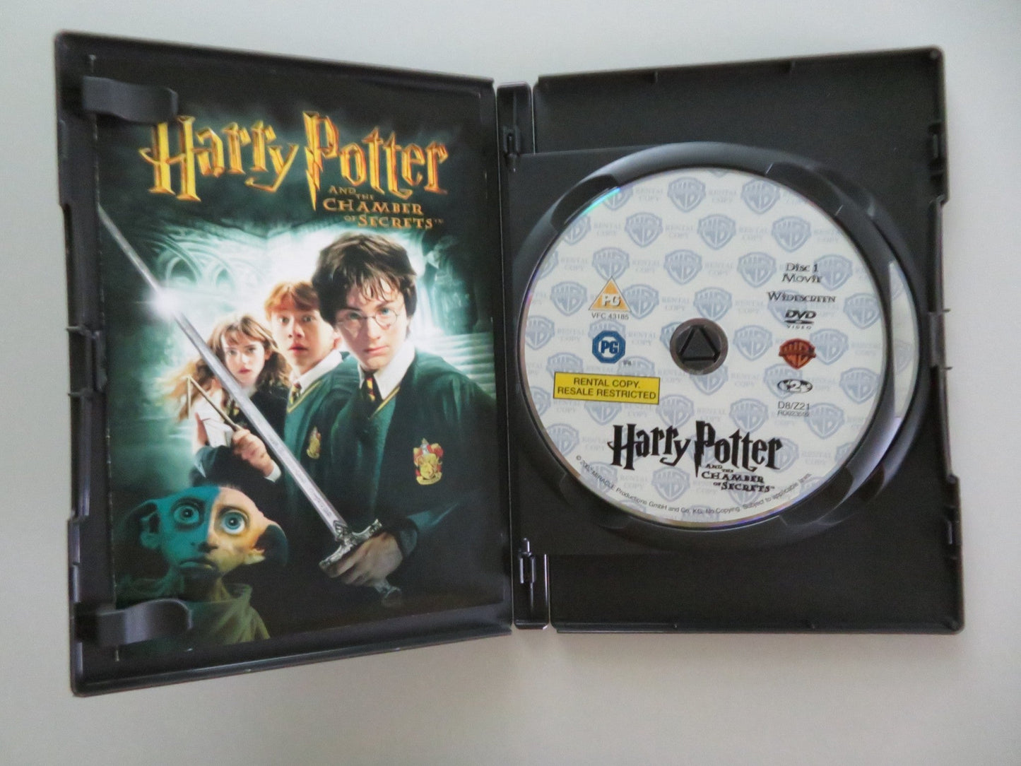 HARRY POTTER AND THE CHAMBER OF SECRETS (DVD) DANIEL RADCLIFFE 2002 REGION 2 Movie posters
