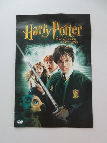 HARRY POTTER AND THE CHAMBER OF SECRETS (DVD) DANIEL RADCLIFFE 2002 REGION 2 Movie posters