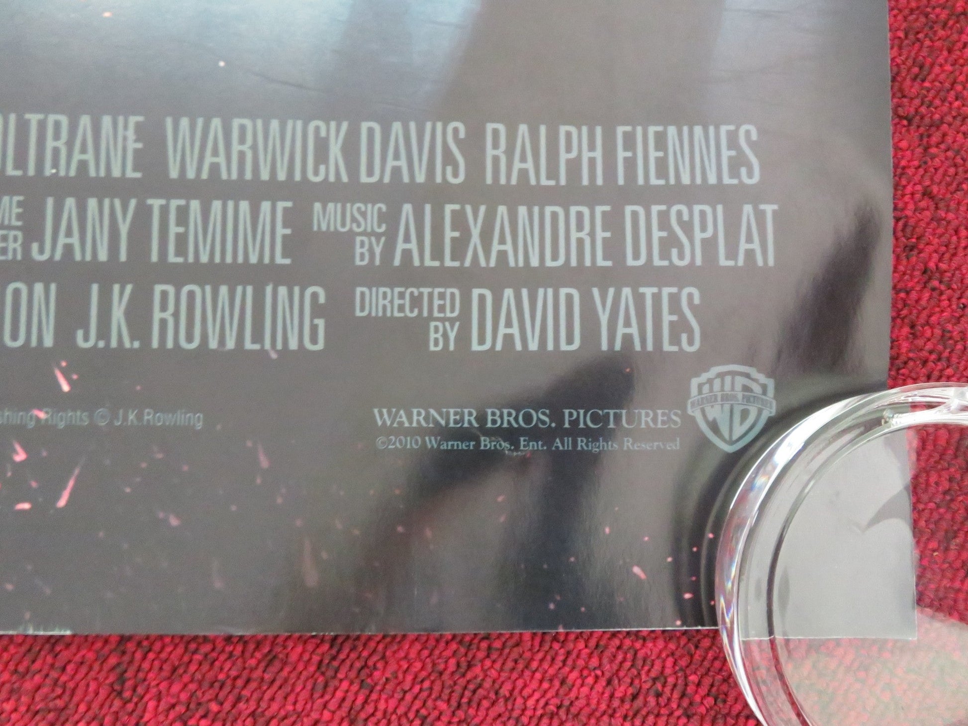 HARRY POTTER AND THE DEATHLY HALLOWS: PART 1 UK QUAD ROLLED POSTER 2010 Movie posters