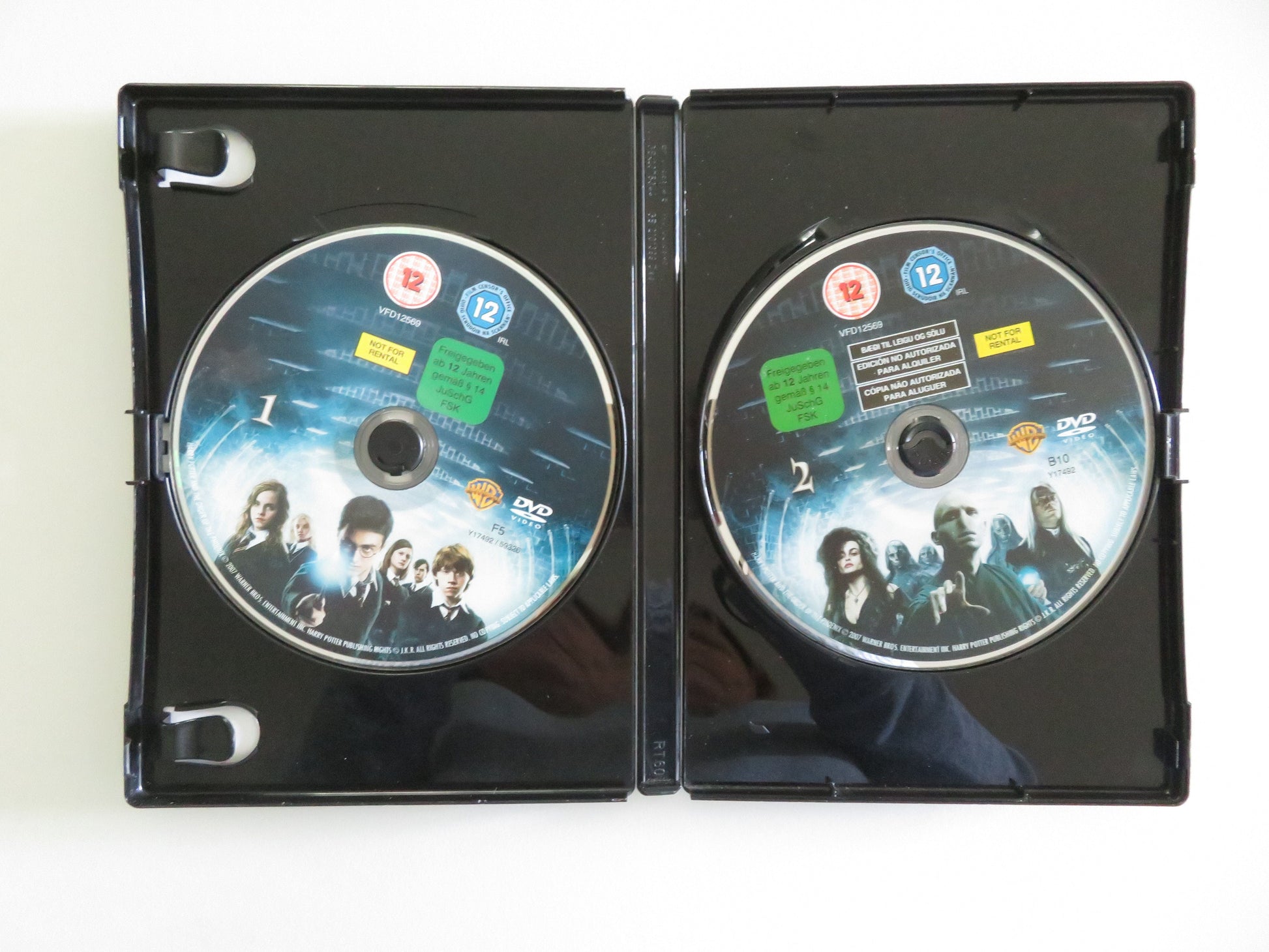 Harry Potter and the Order of the Phoenix 2 disc Special Edition (DVD) Region 2 Movie posters