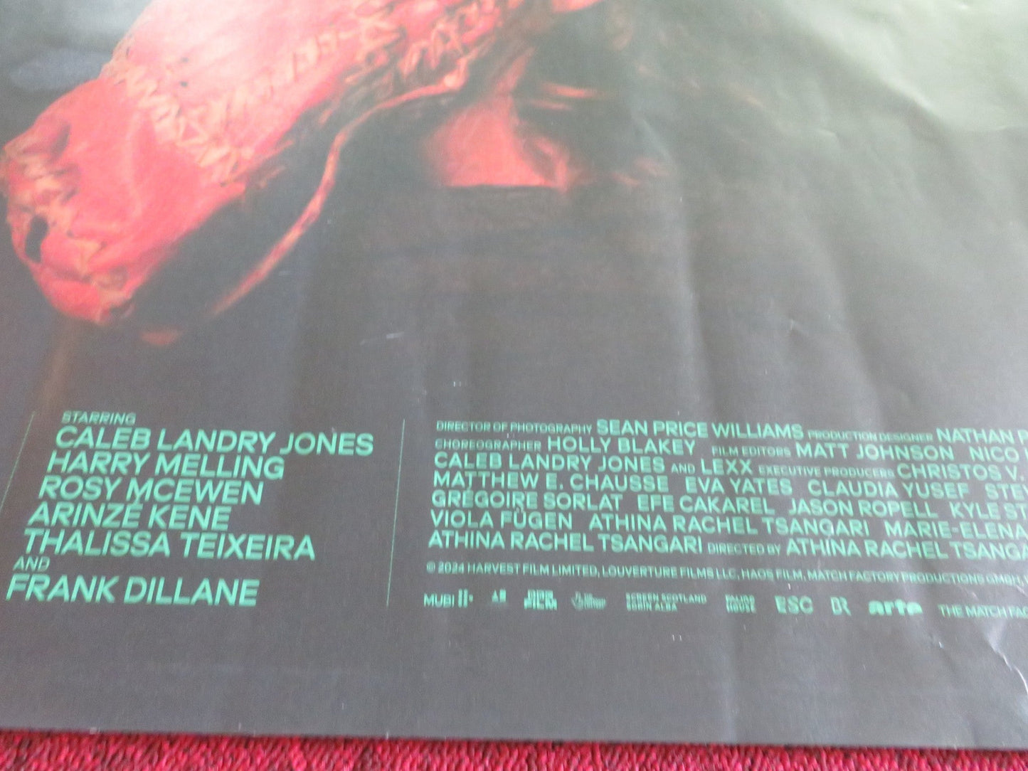 HARVEST UK QUAD ROLLED POSTER CALEB LANDRY JONES HARRY MELLING 2024 - Rendezvous Cinema
