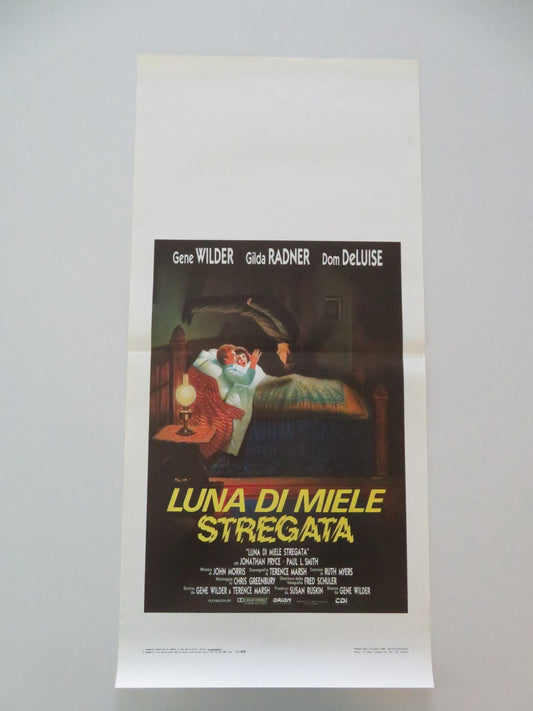 HAUNTED HONEYMOON ITALIAN LOCANDINA POSTER GENE WILDER GILDER RADNER 1986 Movie posters