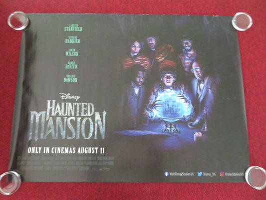 Haunted Mansion UK Quad Rolled Poster Disney Danny DeVito Owen Wilson 2023 Movie posters