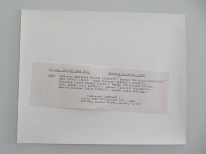 HE DIED WITH HIS EYES OPEN MOVIE STILL PHOTO CHARLOTTE RAMPLING M. SERRAULT 1985 Movie posters