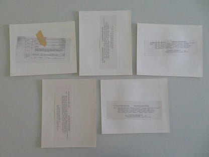 HE DIED WITH HIS EYES OPEN MOVIE STILL PHOTO LOT OF 5 MICHEL SERRAULT 1985 Movie posters
