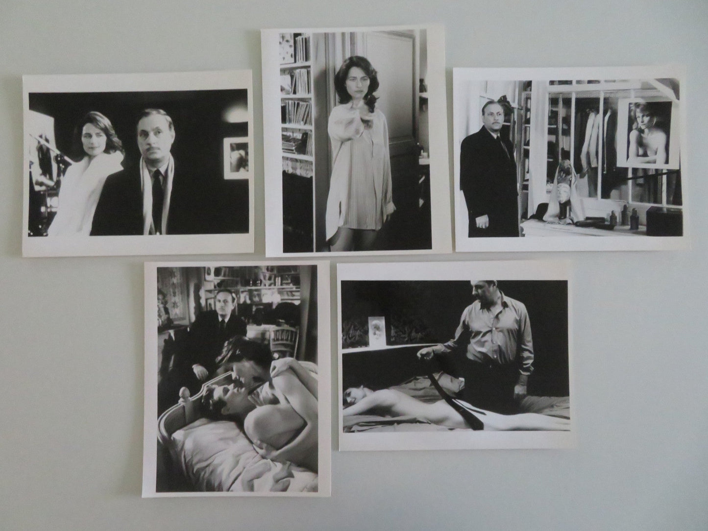 HE DIED WITH HIS EYES OPEN MOVIE STILL PHOTO LOT OF 5 MICHEL SERRAULT 1985 Movie posters