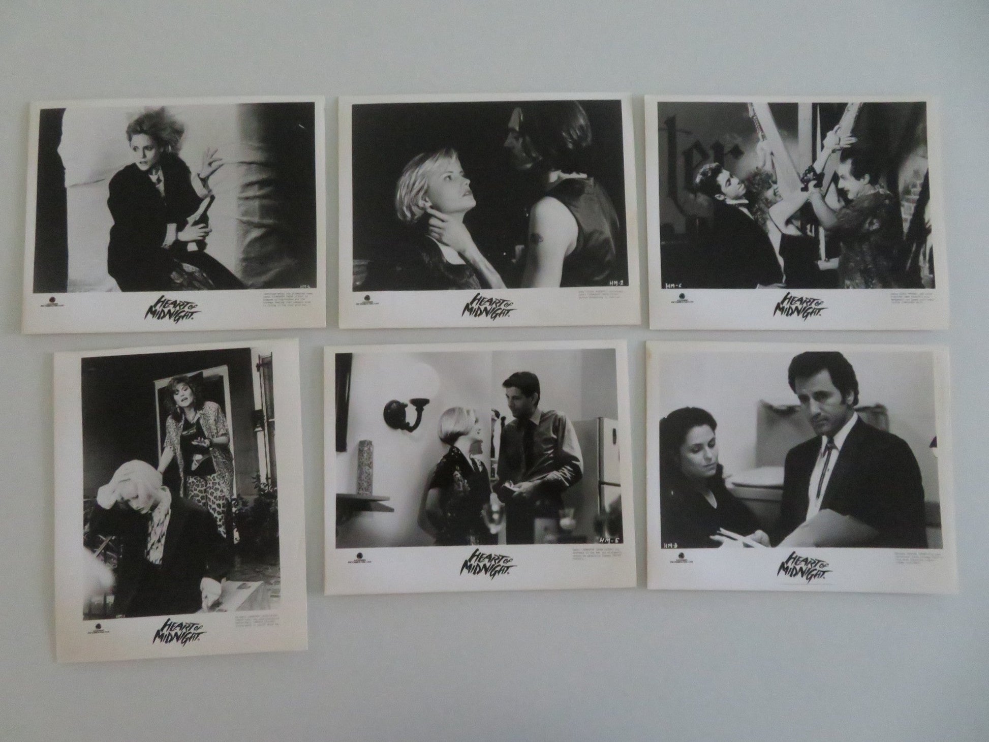 HEART OF MIDNIGHT MOVIE STILL PHOTO LOT OF 6 JENNIFER JASON LEIGH S BUSCEMI 1988 Movie posters