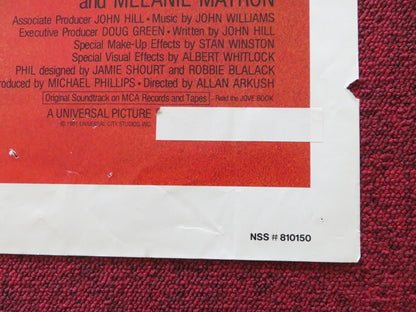 HEARTBEEPS FOLDED US ONE SHEET POSTER ANDY KAUFMAN BERNADETTE PETERS 1981 Rendezvous Cinema Movie posters