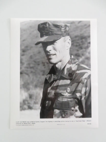 HEARTBREAK RIDGE BK - 605 MOVIE STILL PHOTO CLINT EASTWOOD 1986 Movie posters