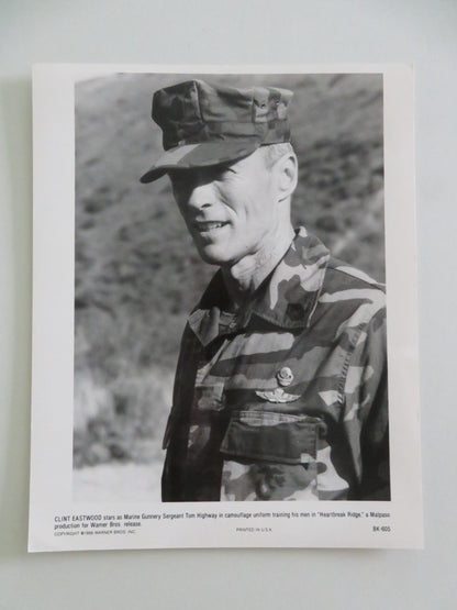 HEARTBREAK RIDGE MOVIE STILL PHOTO LOT OF 8 CLINT EASTWOOD MARSHA MASON 1986 Movie posters