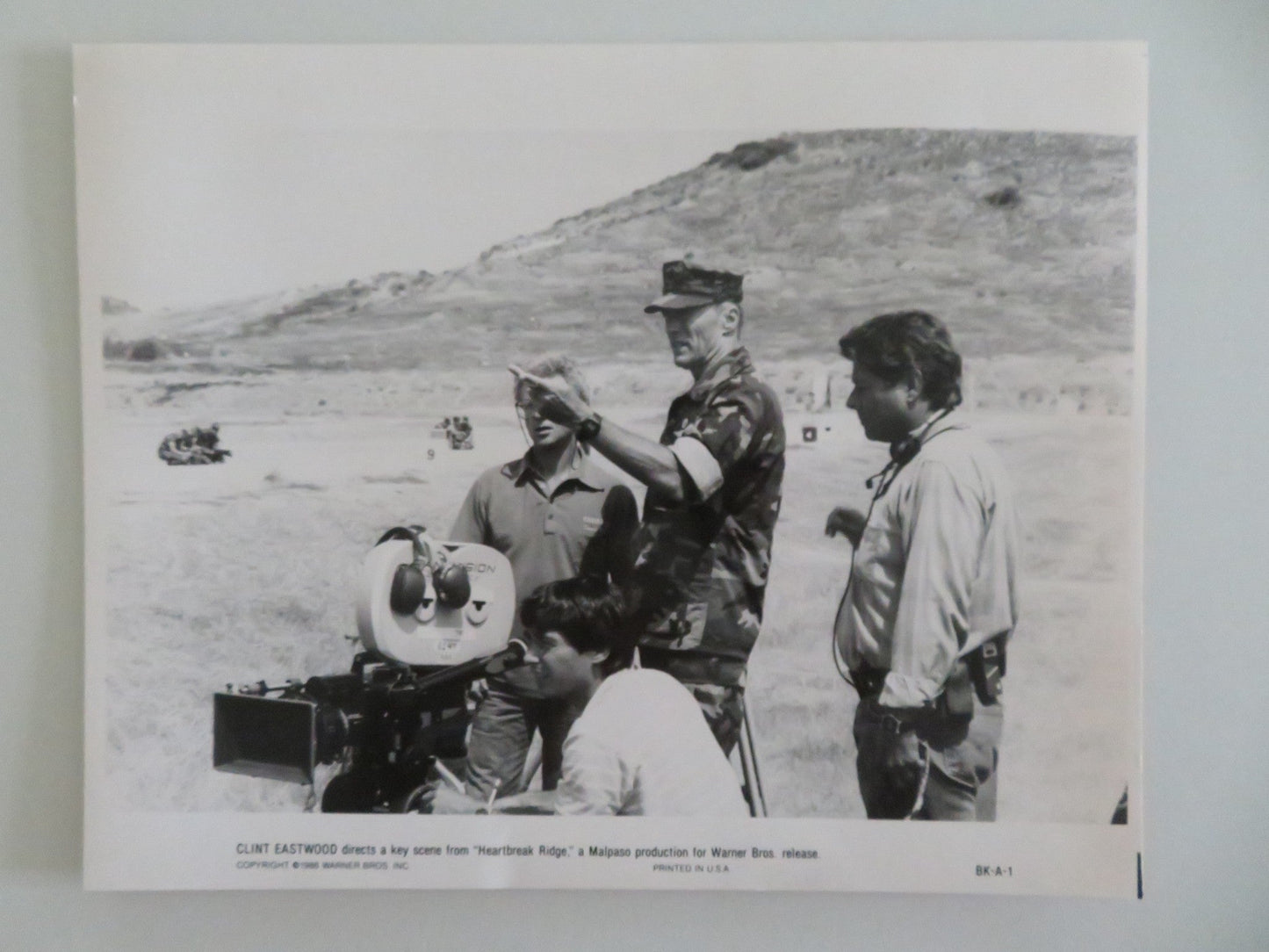 HEARTBREAK RIDGE MOVIE STILL PHOTO LOT OF 8 CLINT EASTWOOD MARSHA MASON 1986 Movie posters