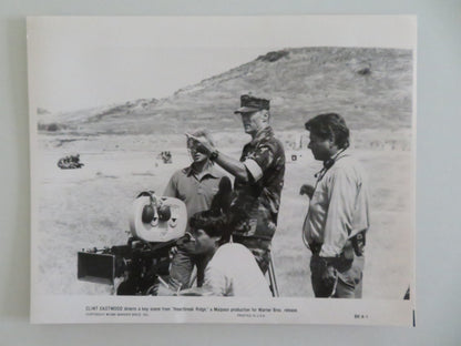 HEARTBREAK RIDGE MOVIE STILL PHOTO LOT OF 8 CLINT EASTWOOD MARSHA MASON 1986 Movie posters
