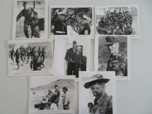 HEARTBREAK RIDGE MOVIE STILL PHOTO LOT OF 8 CLINT EASTWOOD MARSHA MASON 1986 Movie posters