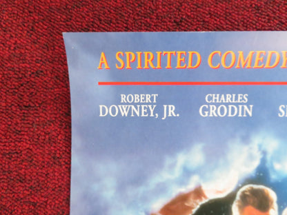 HEARTS AND SOULS VHS VIDEO POSTER ROBERT DOWNEY JR. CHARLES GRODIN 1993 Rendezvous Cinema Movie posters