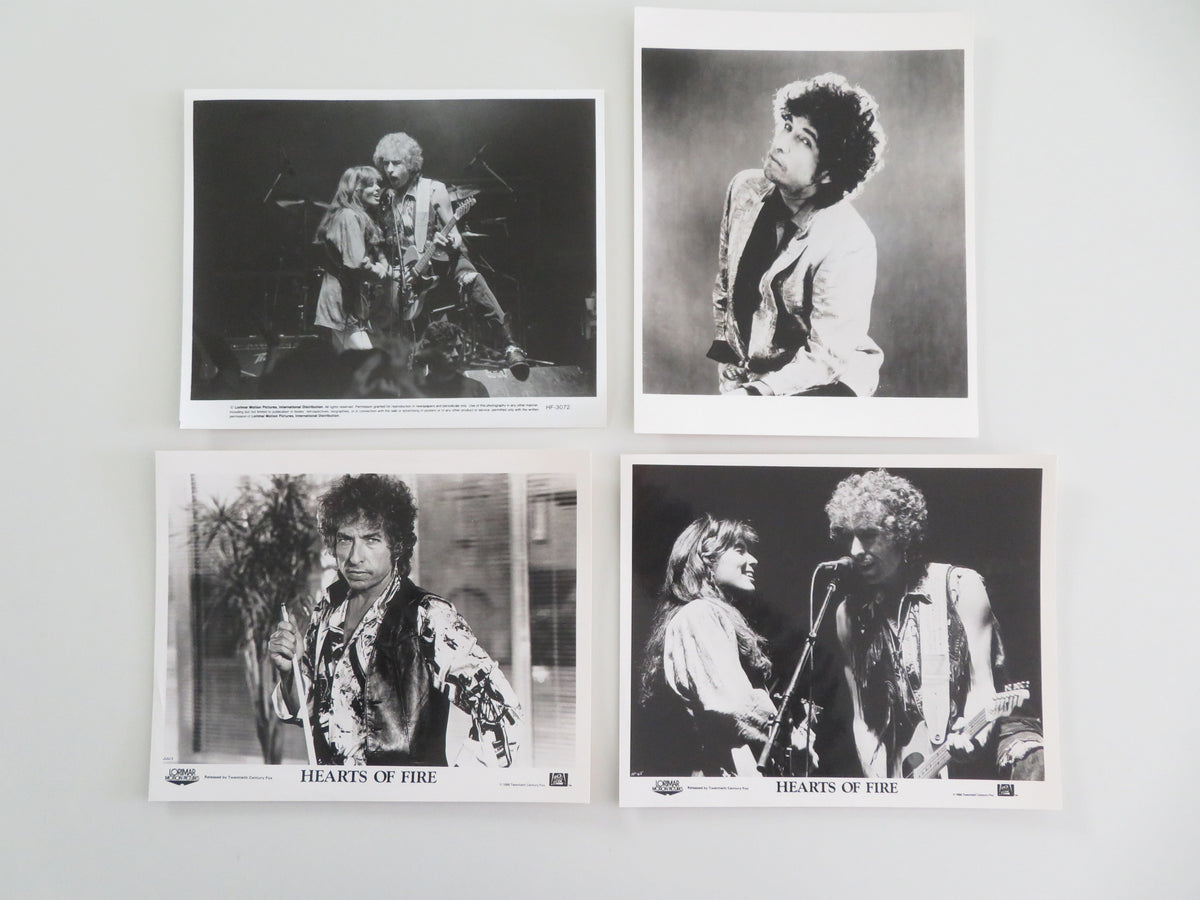 Hearts of Fire - B Movie Still Photo Lot Of 4 Bob Dylan Fiona Flanagan 1987 Movie posters