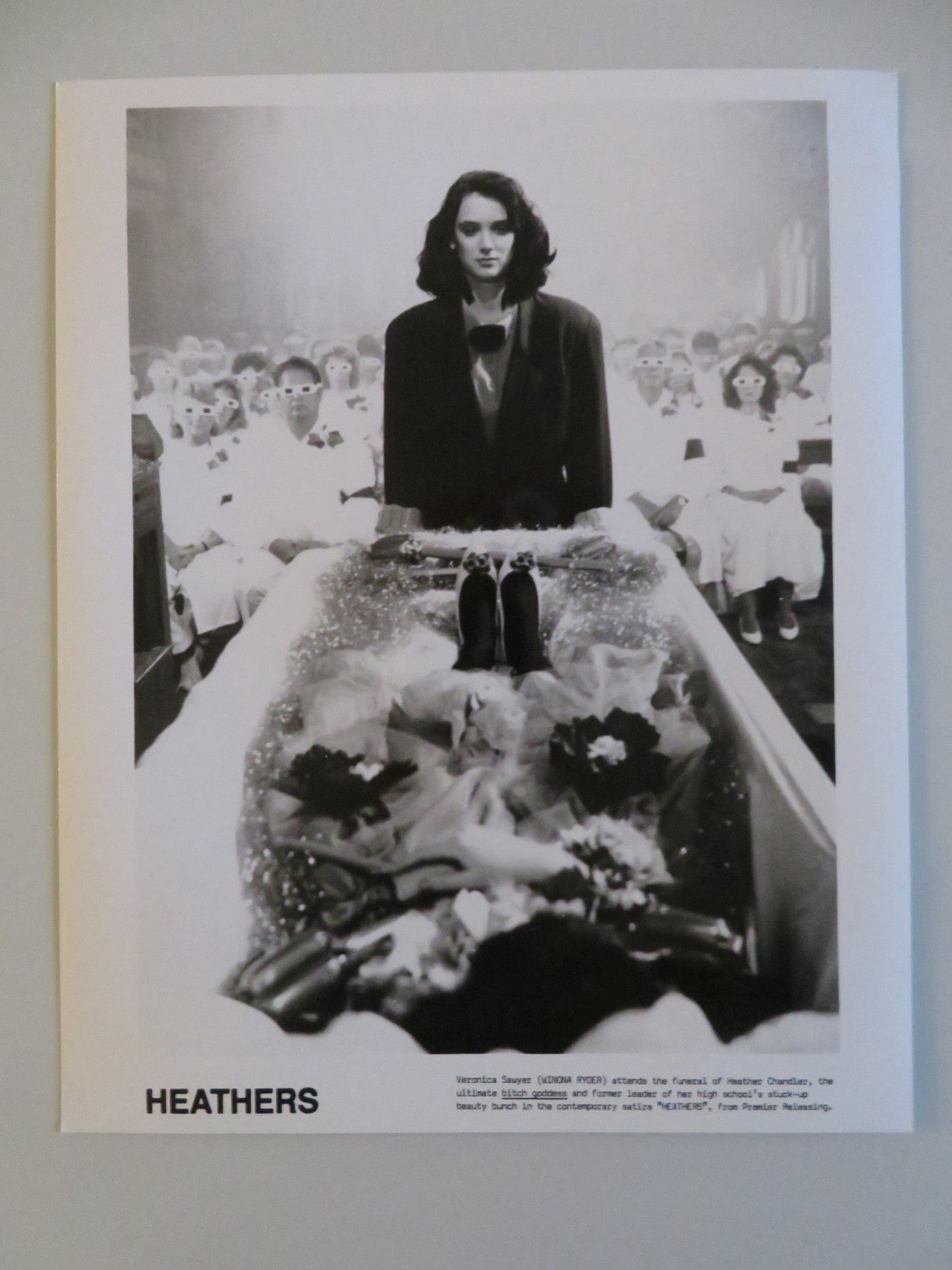 HEATHERS MOVIE STILL PHOTO LOT OF 7 WINONA RYDER CHRISTIAN SLATER 1989 - Rendezvous Cinema