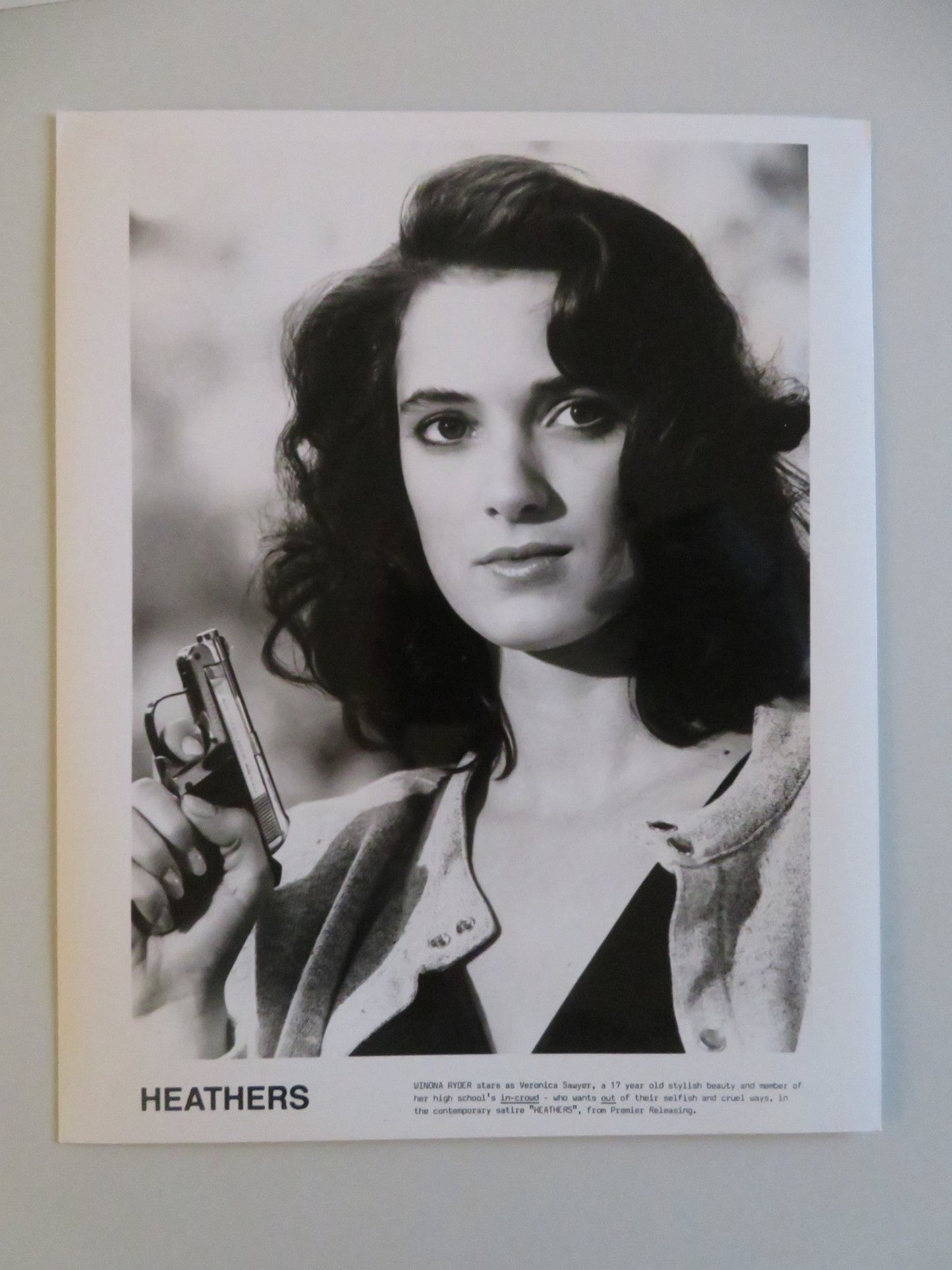 HEATHERS MOVIE STILL PHOTO LOT OF 7 WINONA RYDER CHRISTIAN SLATER 1989 - Rendezvous Cinema