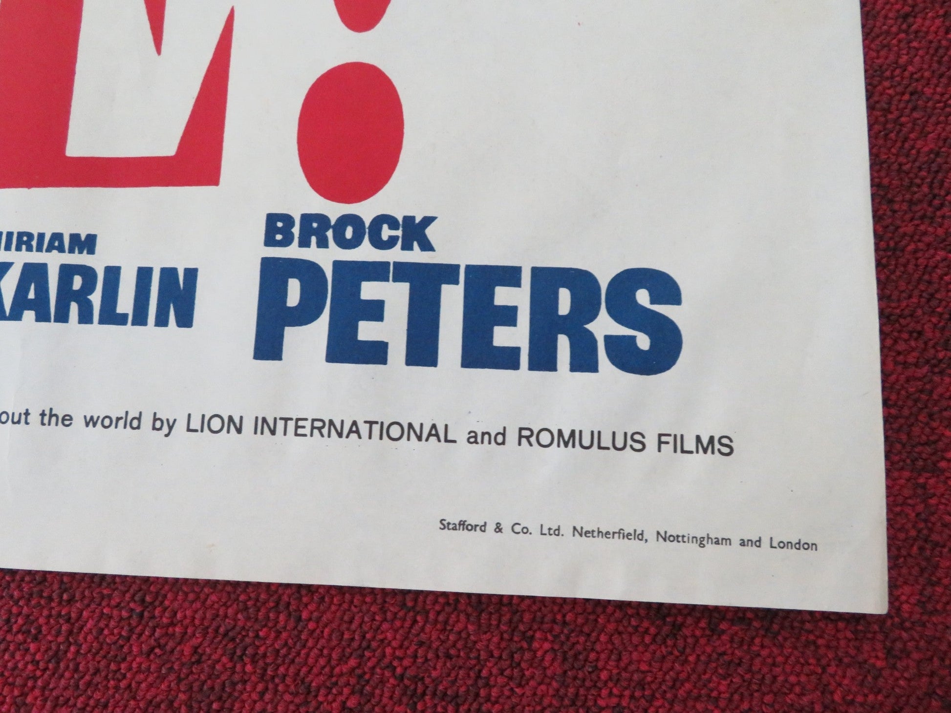 HEAVENS ABOVE! FOLDED UK ONE SHEET POSTER PETER SELLERS CECIL PARKER 1963 Movie posters