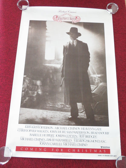 HEAVEN'S GATE - ADVANCE US ONE SHEET ROLLED POSTER KRIS KRISTOFFERSON 1980 Movie posters