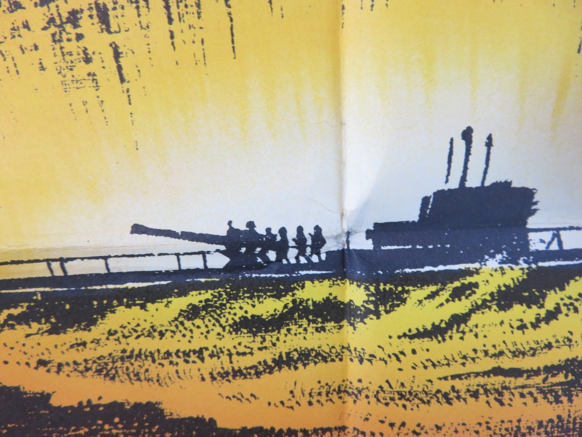 HELL AND HIGH WATER GERMAN A1 POSTER FOLDED RICHARD WIDMARK BELLA DARVI 1960S Rendezvous Cinema Movie posters