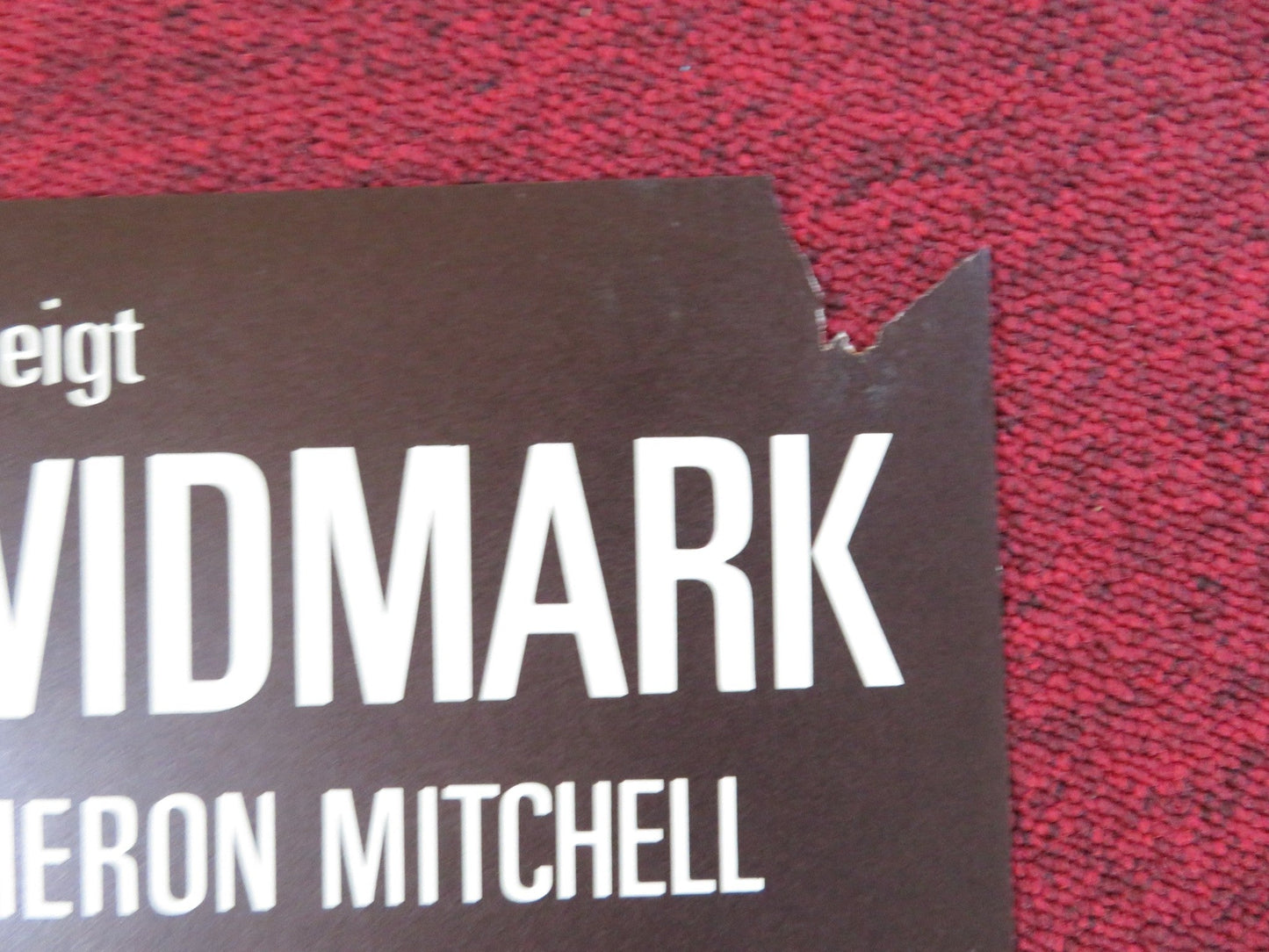 HELL AND HIGH WATER GERMAN A1 POSTER FOLDED RICHARD WIDMARK BELLA DARVI 1960S Rendezvous Cinema Movie posters