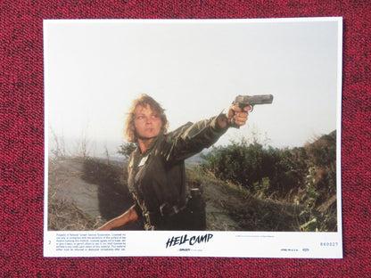 HELL CAMP - 2 LOBBY CARD TOM SKERRITT LISA EICHHORN 1986 Rendezvous Cinema Movie posters