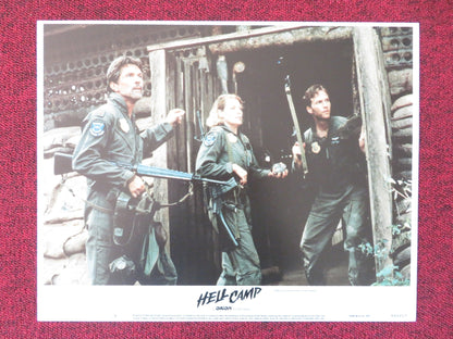 HELL CAMP US LOBBY CARD FULL SET TOM SKERRITT LISA EICHHORN 1986 Movie posters
