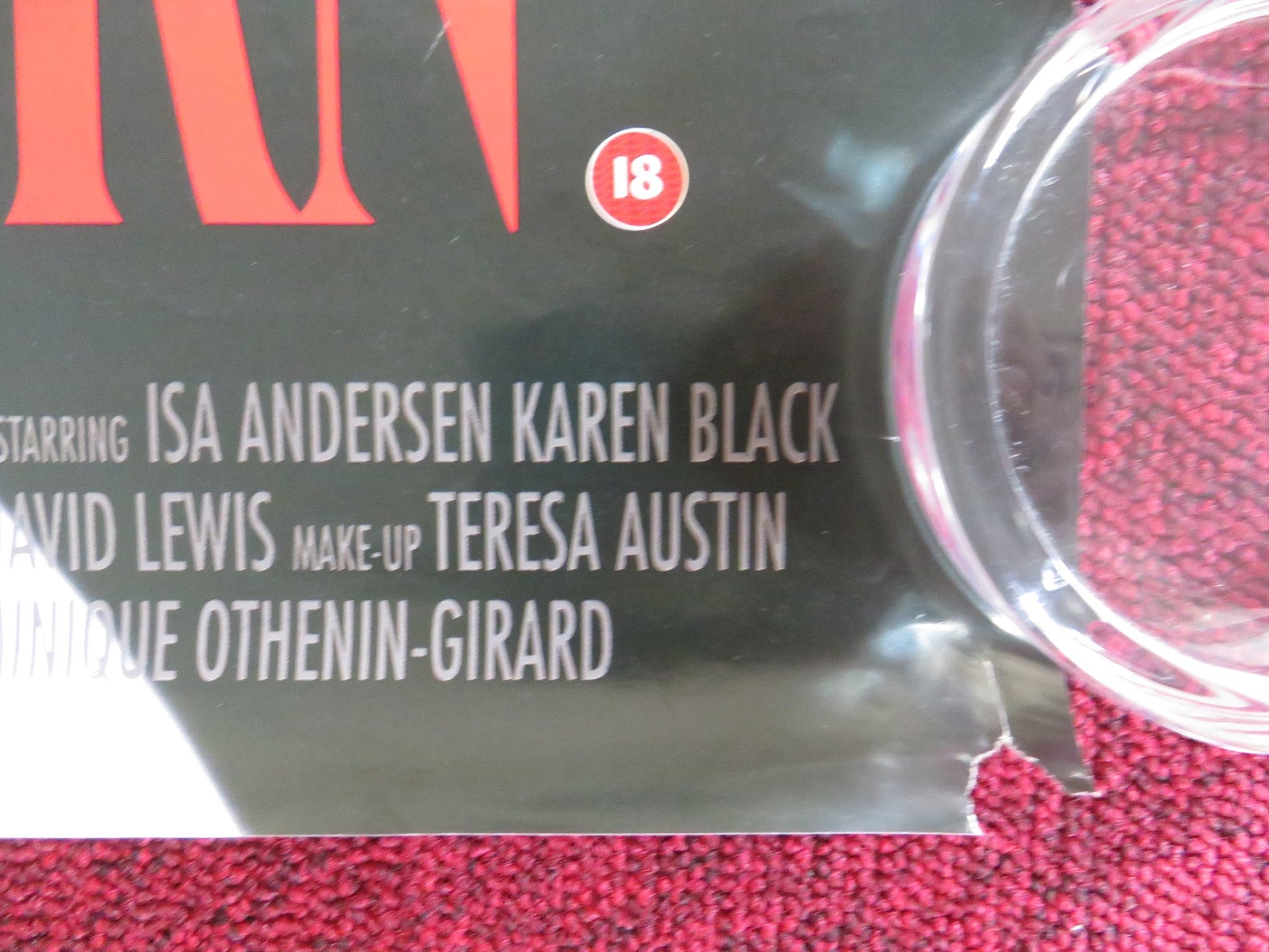 HELLBORN / NIGHT ANGEL VHS VIDEO POSTER KAREN BLACK LINDEN ASHBY 1990 Rendezvous Cinema Movie posters