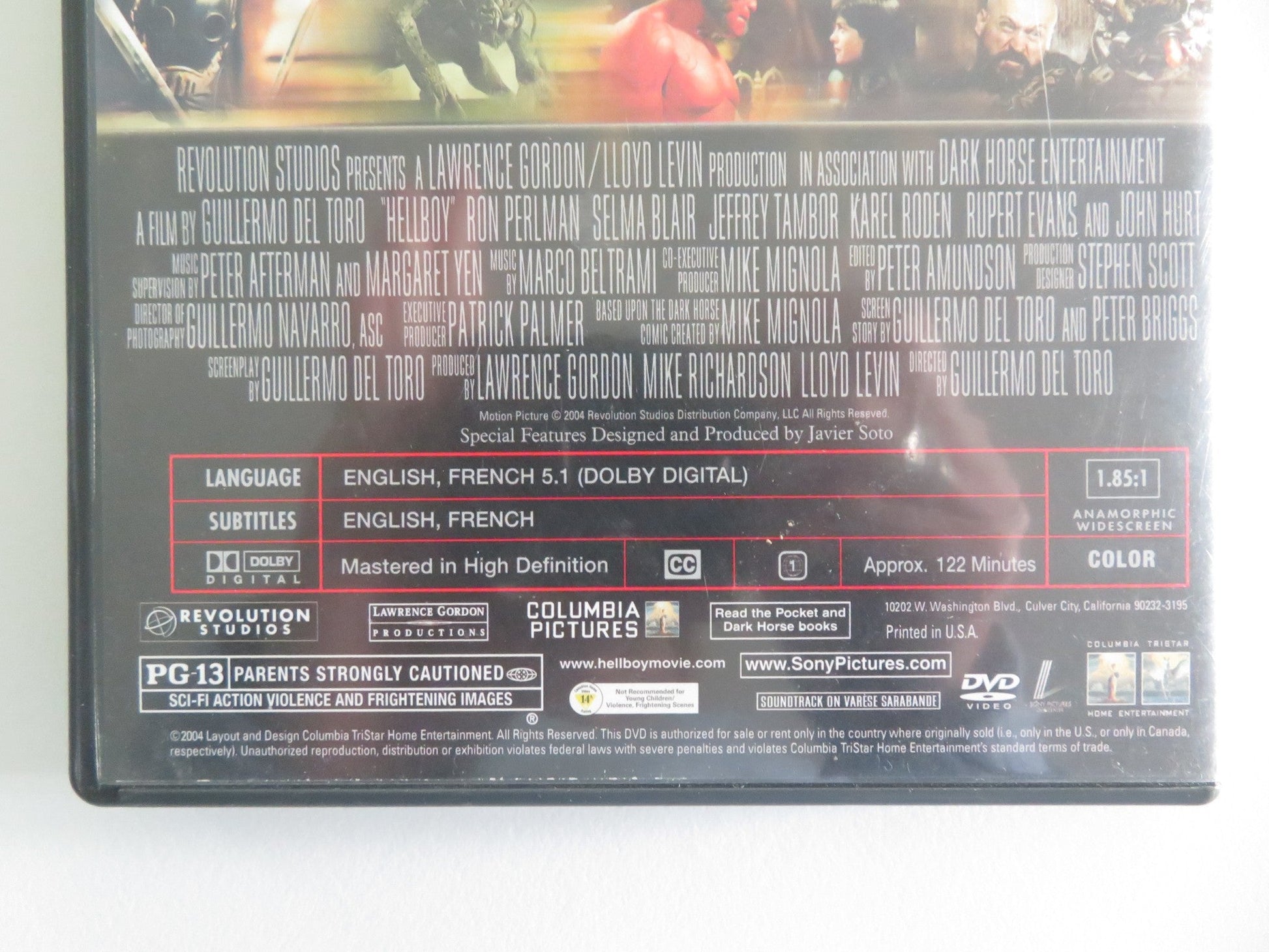 Hellboy - 2 disc special edition (DVD) Ron Perlman John Hurt 2004 Region 1 Movie posters