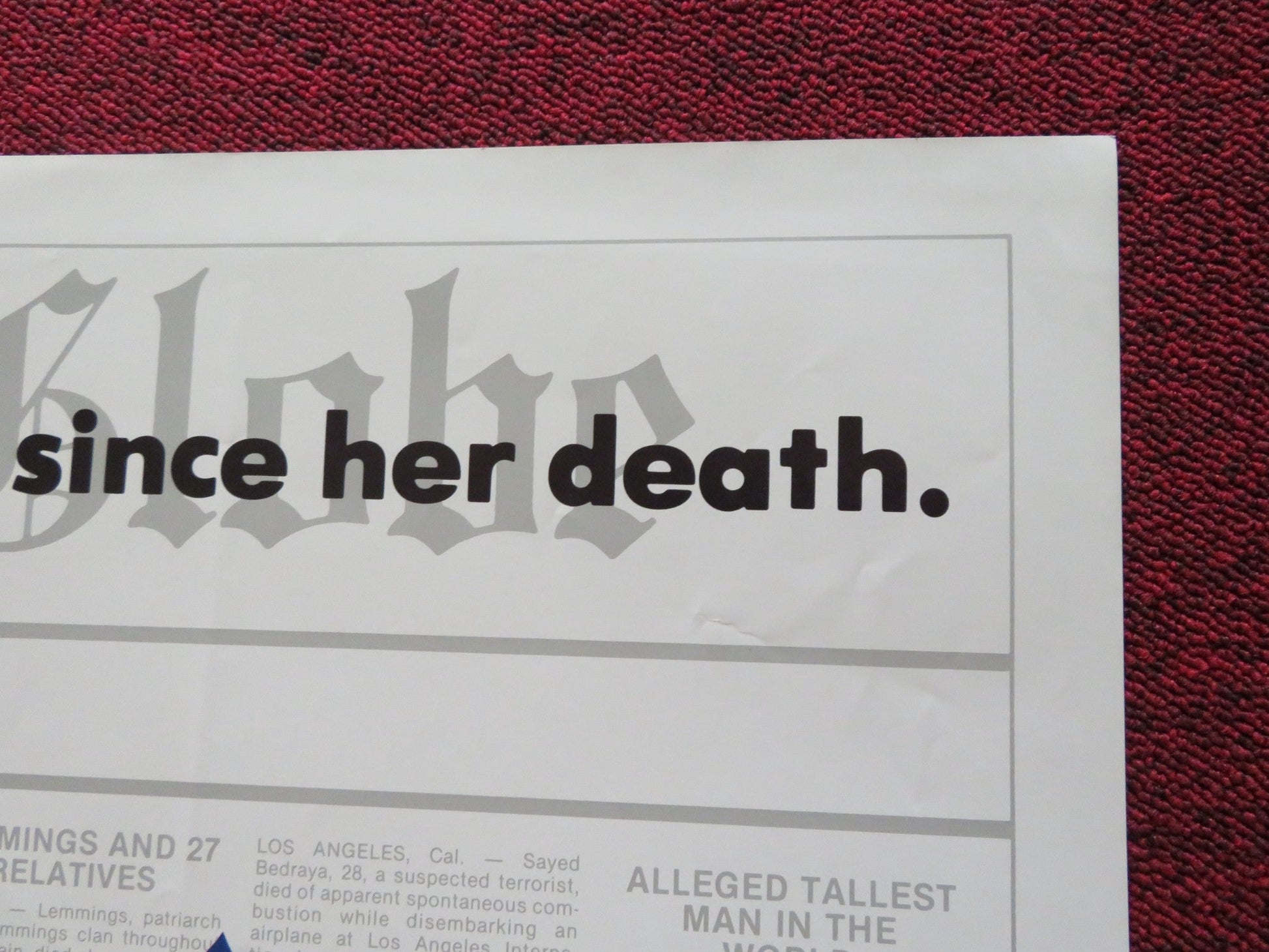 HELLO AGAIN FOLDED US ONE SHEET POSTER SHELLEY LONG GABRIEL BYRNE 1987 Rendezvous Cinema Movie posters