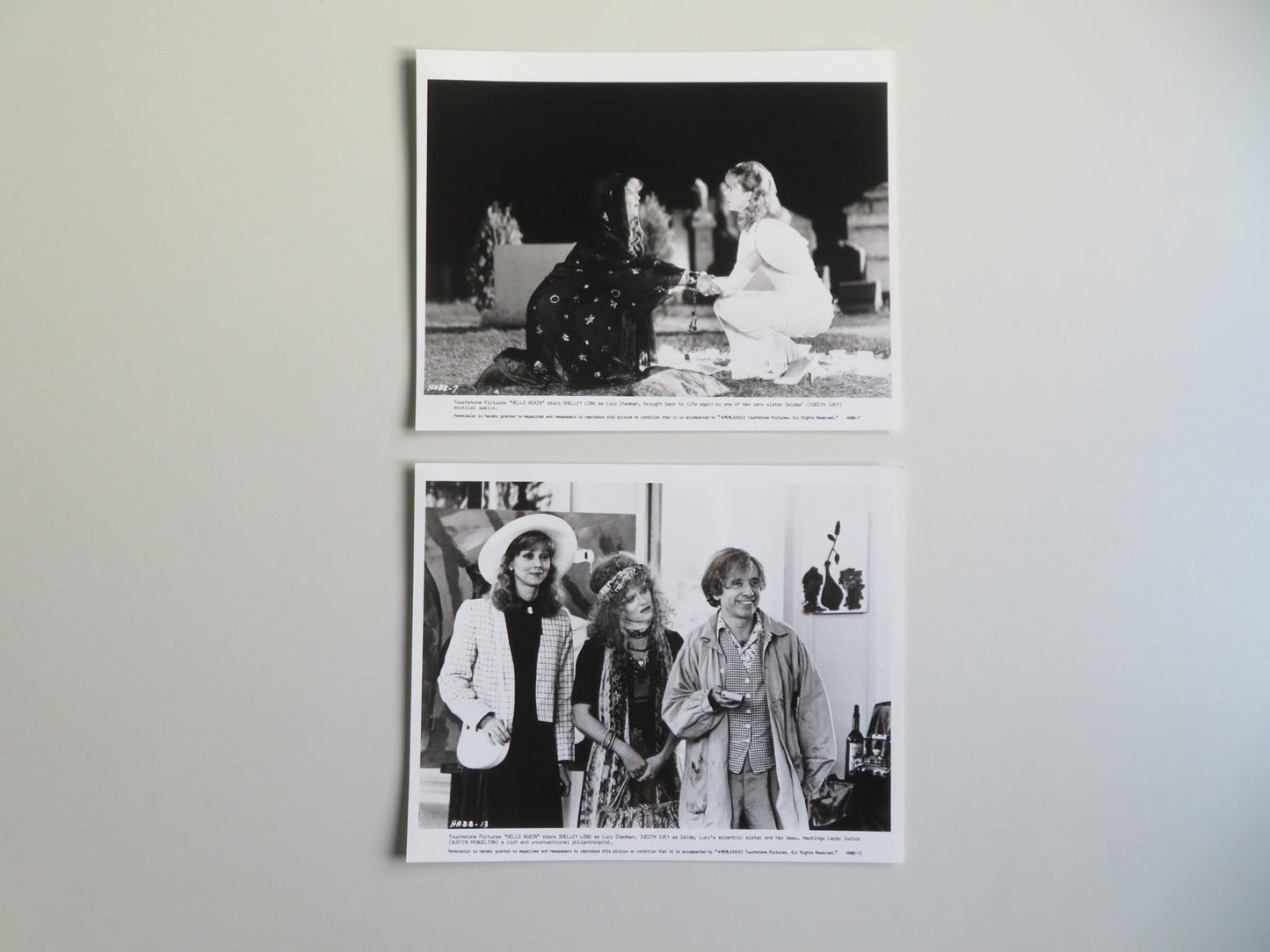 HELLO AGAIN PRESS KIT 1987 SHELLEY LONG GABRIEL BYRNE FRANK PERRY Movie posters