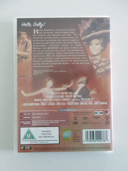 HELLO, DOLLY! - B (DVD) WALTER MATTHAU BARBRA STREISAND 1969 REGION 2 Movie posters