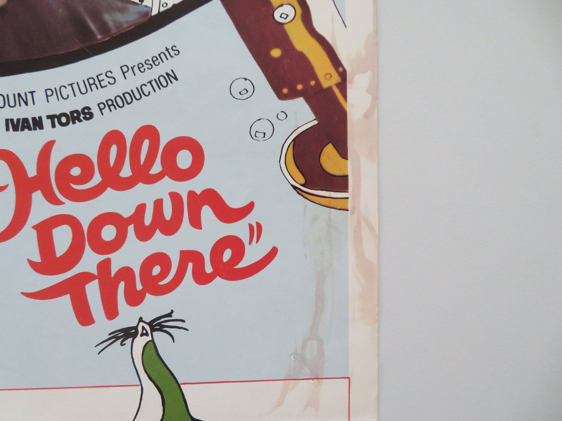 Hello Down There US Insert Poster Tony Randall Janet Leigh 1969 Movie posters