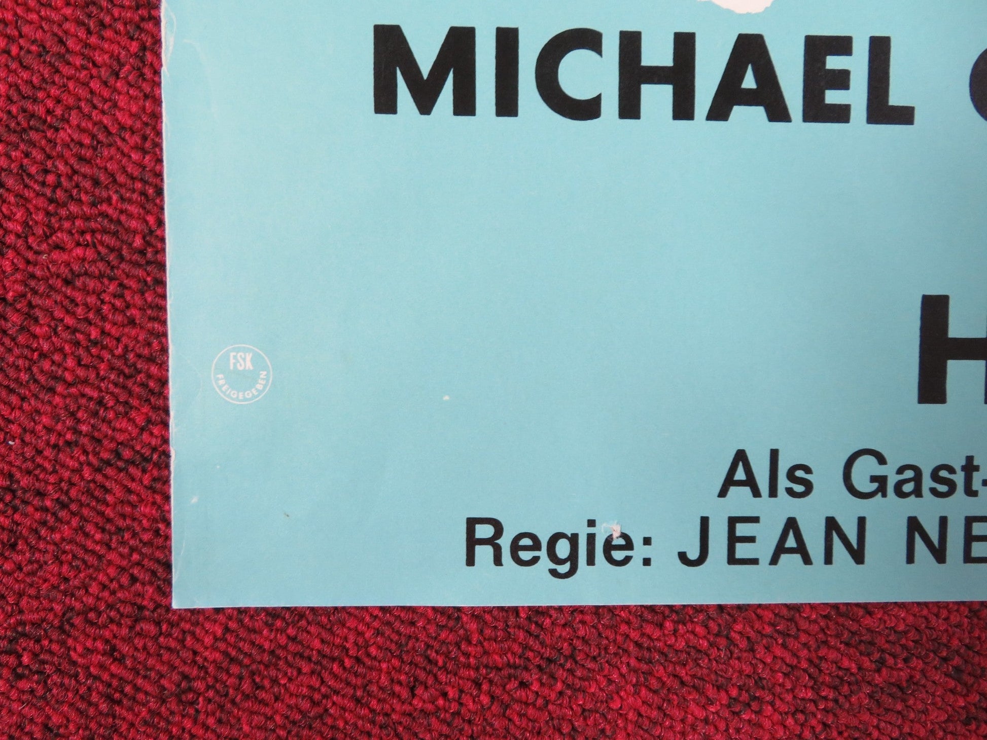 HELLO GOODBYE GERMAN A1 POSTER FOLDED MICHAEL CRAWFORD CURD JURGENS 1970 Rendezvous Cinema Movie posters