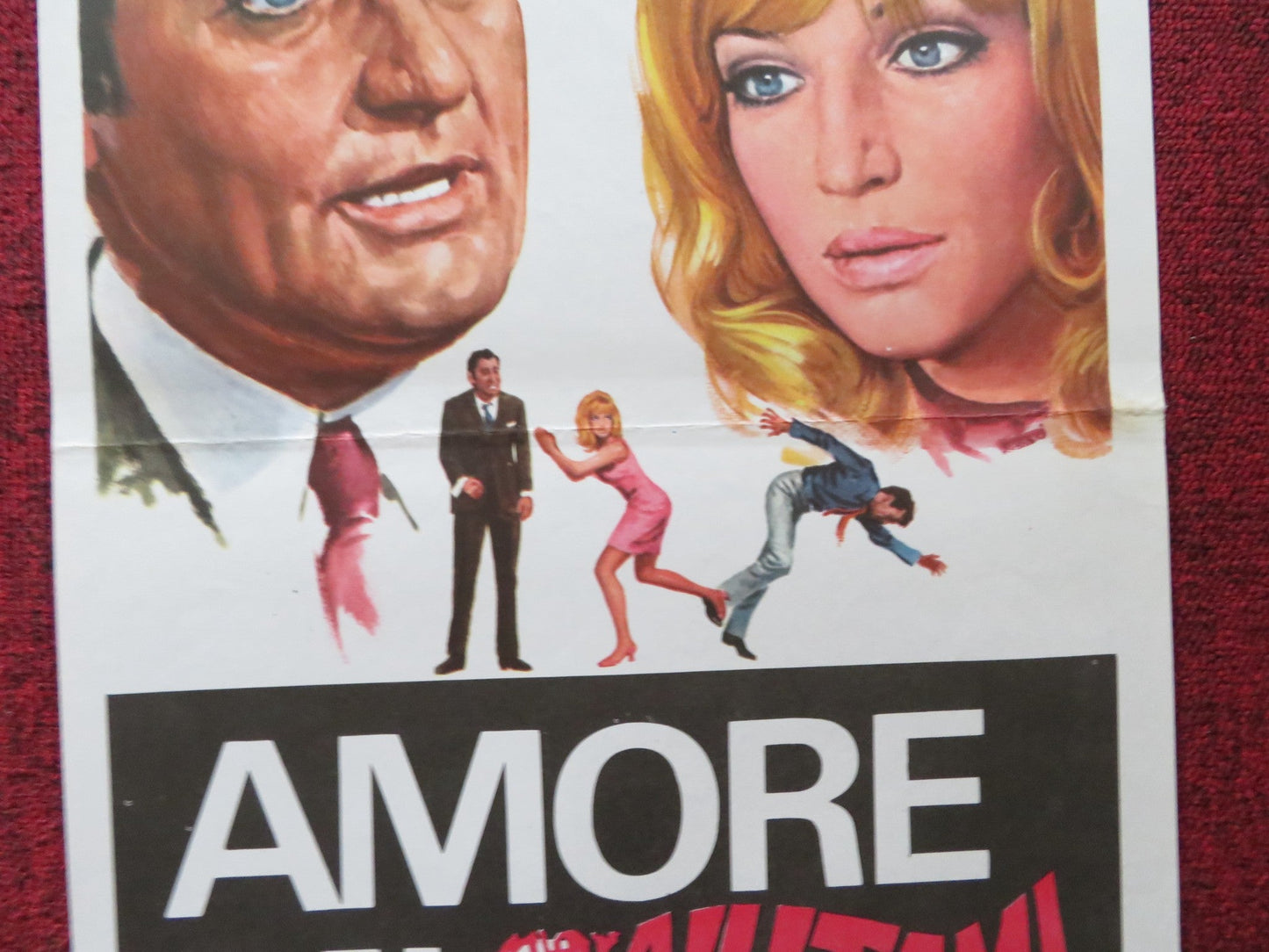 HELP ME, MY LOVE ITALIAN LOCANDINA POSTER ALBERTO SORDI MONICA VITTI 1969 Rendezvous Cinema Movie posters