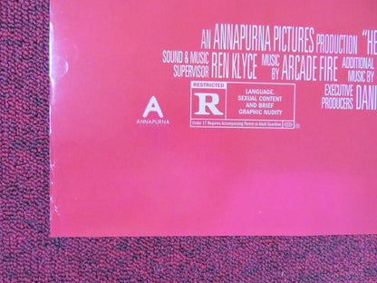 HER US ONE SHEET ROLLED POSTER JOAQUIN PHOENIX CHRIS PRATT 2013 Rendezvous Cinema Movie posters