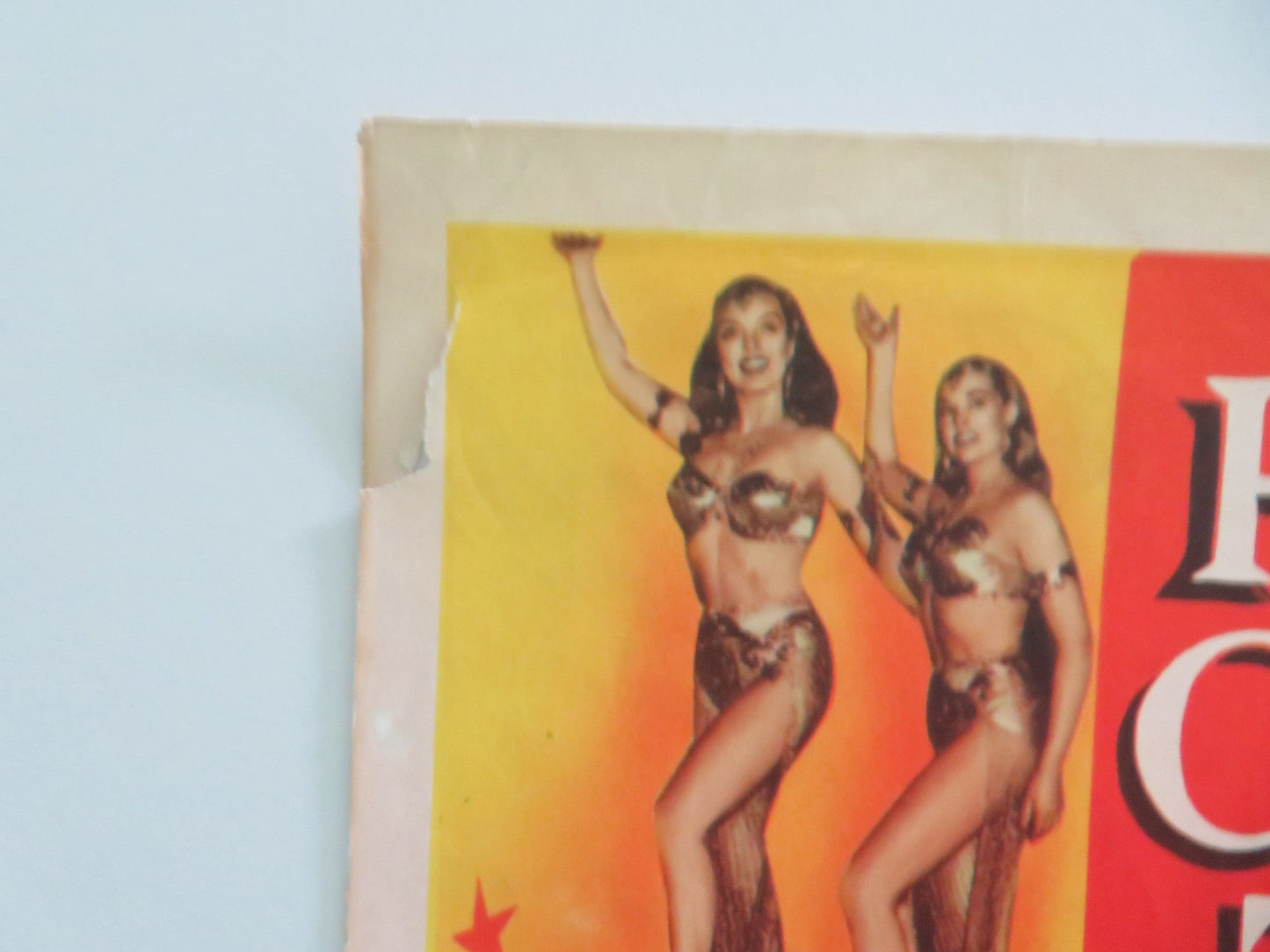 Here Come the Girls US Insert Poster Bob Hope Tony Martin 1953 Movie posters
