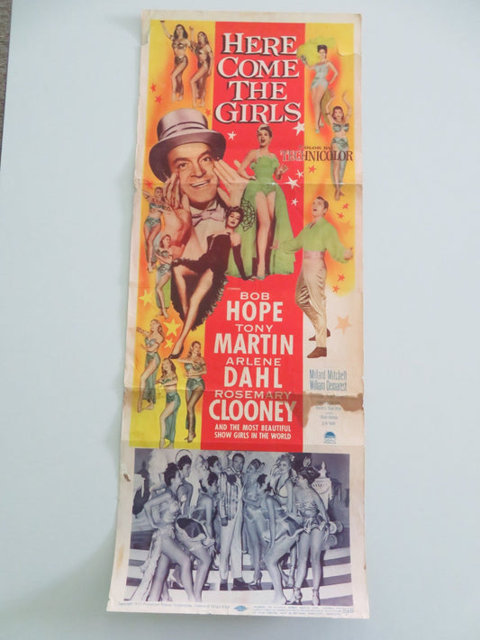 Here Come the Girls US Insert Poster Bob Hope Tony Martin 1953 Movie posters