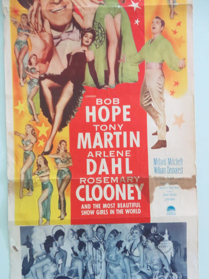Here Come the Girls US Insert Poster Bob Hope Tony Martin 1953 Movie posters