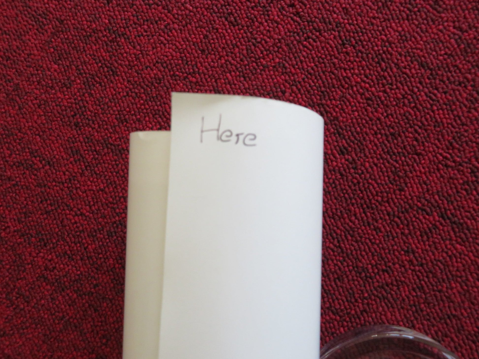 HERE UK QUAD ROLLED POSTER TOM HANKS ROBIN WRIGHT 2024 Rendezvous Cinema Movie posters