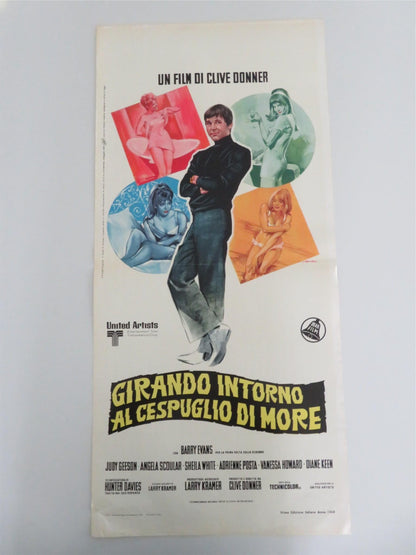 Here We Go Round the Mulberry Bush Italian Locandina Poster Barry Evans 1968 Movie posters